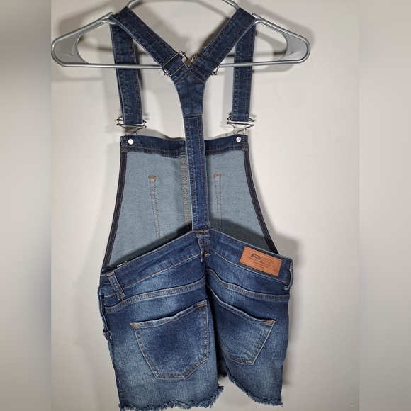 FB Sister Denim Short Overalls Small - Picture 6 of 11
